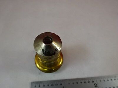 MICROSCOPE PART ANTIQUE BRASS OBJECTIVE SPENCER 10X BUFFALO OPTICS AS IS N5-A-13