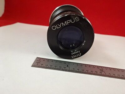 MICROSCOPE PART OLYMPUS JAPAN PHOTO OCULAR EYEPIECE OPTICS AS IS #D3-A-12