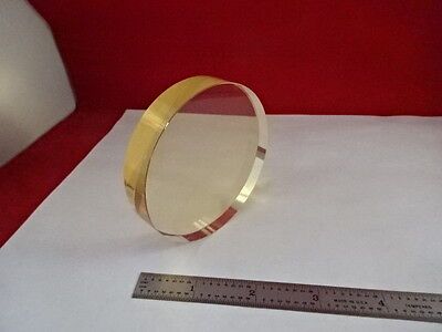 OPTICAL FLAT 3" DIAMETER UNCOATED 1/10 WAVE ZERODUR LASER OPTICS AS IS #80-05