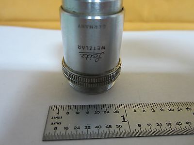 MICROSCOPE PART OBJECTIVE 10X LEITZ GERMANY OPTICS BIN#N7-63