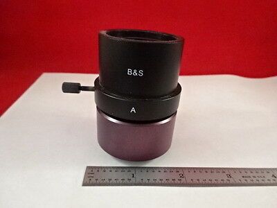 B&S  A PORT CAMERA ADAPTER MICROSCOPE OPTICS AS IS BIN#W4-G-15