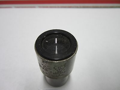 MICROSCOPE PART BAUSCH LOMB EYEPIECE 10X LAB OPTICS BIN#R1-19