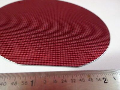 COLLECTABLE 3" DIAMETER SILICON WAFER + COMPONENTS for OPTICS AS IS &AV-A-11