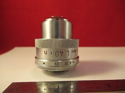 LEITZ GERMANY OBJECTIVE APO PV 40X L MICROSCOPE PART OPTICS AS PICTURED &1E-B-27