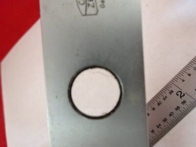 MICROSCOPE PART CARL ZEISS GERMANY RETARDER [blemish edge] OPTICS AS IS #U3-B-13