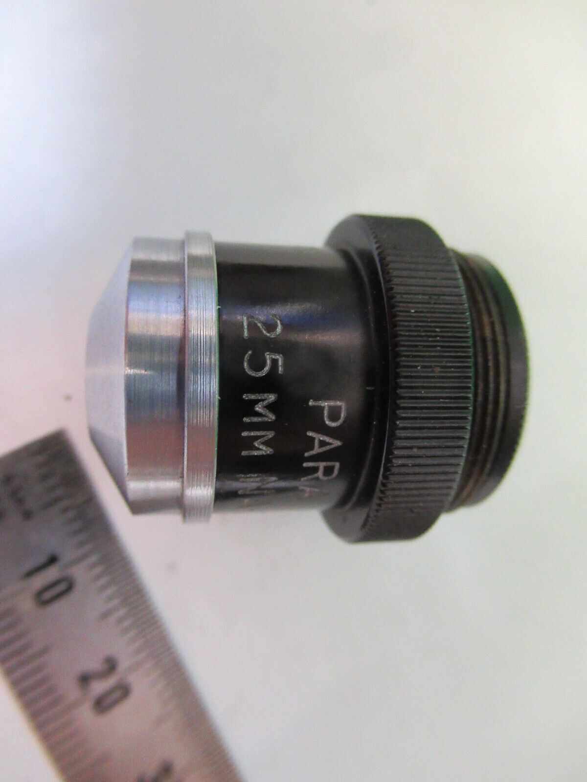 PARA 25mm WATSON UK OBJECTIVE OPTICS MICROSCOPE PART AS PICTURED R2-B-84