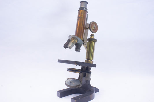 Reichert Antique Brass Microscope (31250)