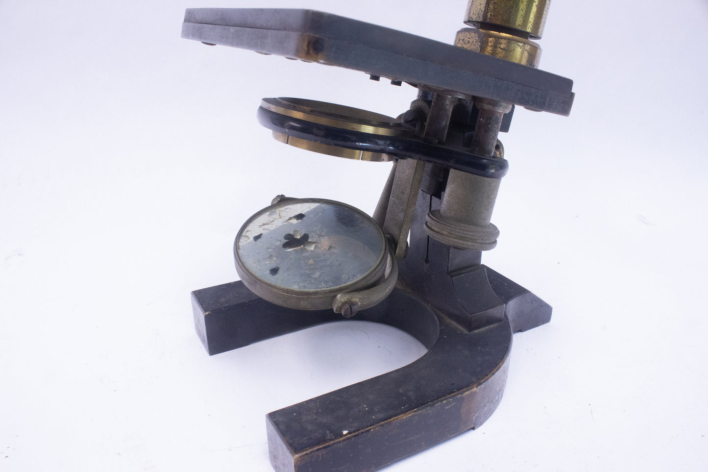 Reichert Antique Brass Microscope (31250)