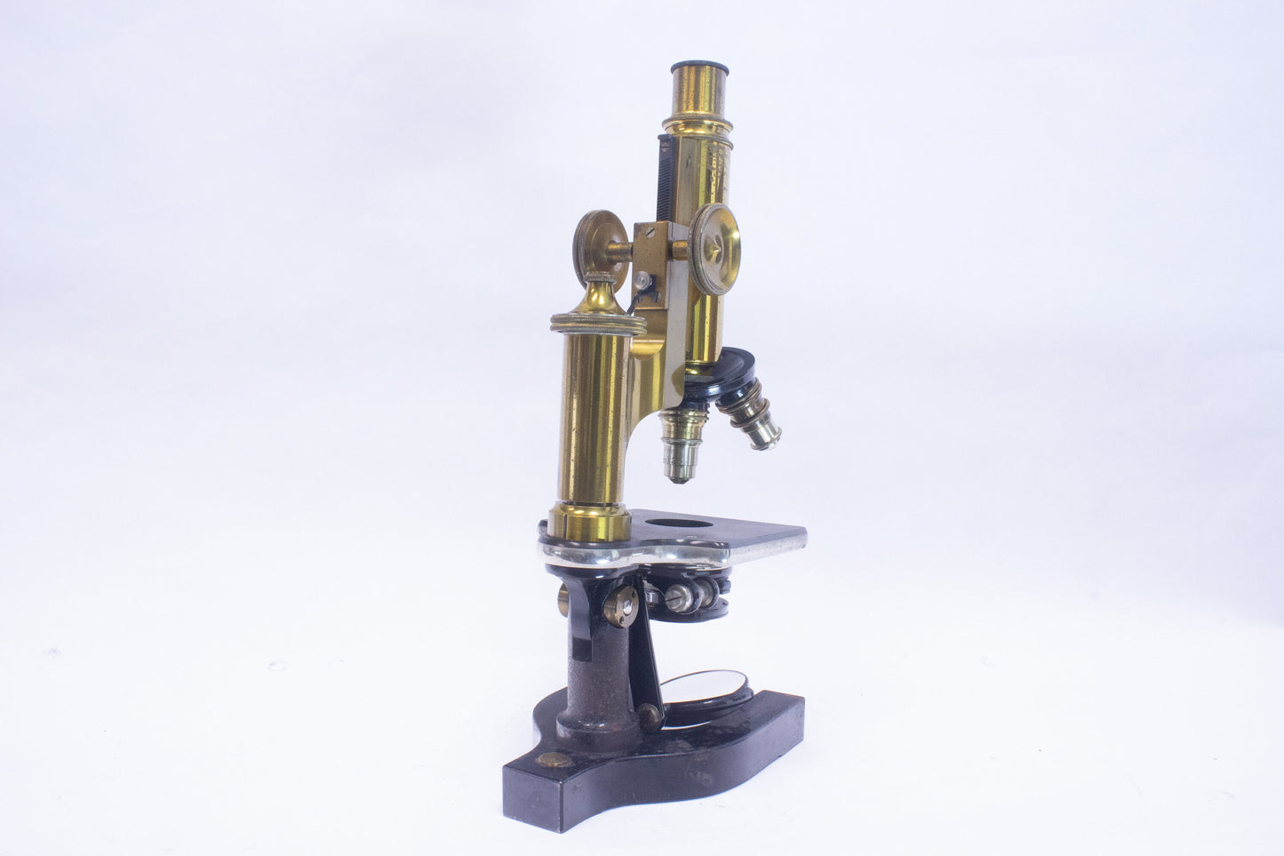 Bausch & Lomb Antique Brass Microscope (65747)