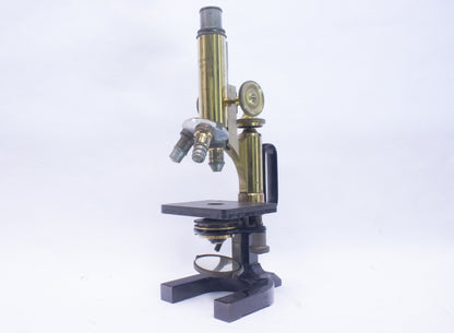 Reichert Antique Brass Microscope (33836)