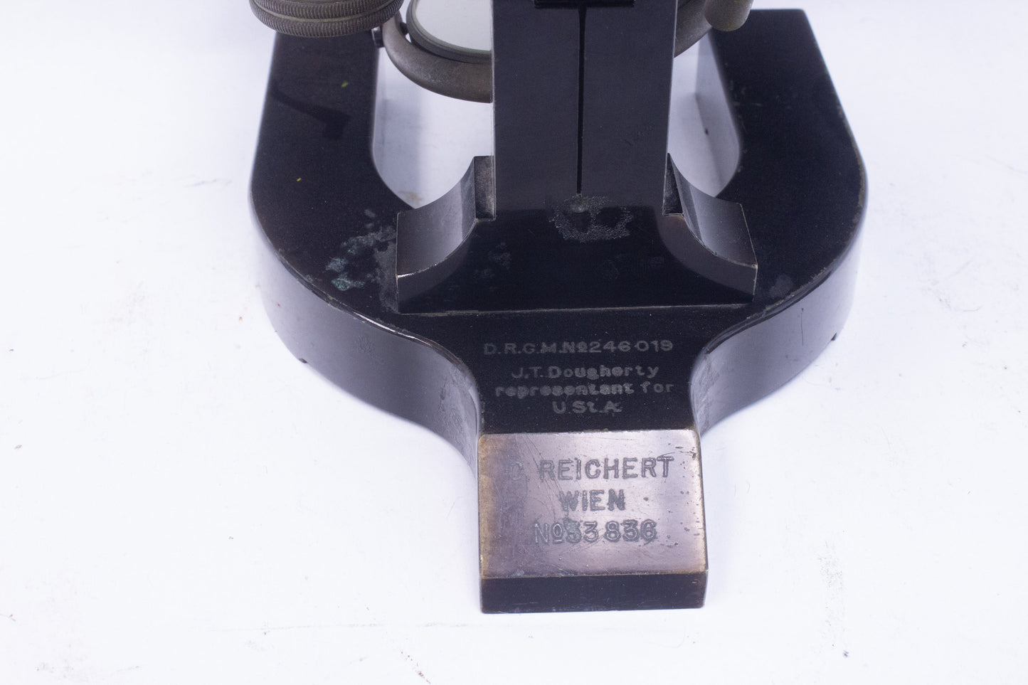 Reichert Antique Brass Microscope (33836)