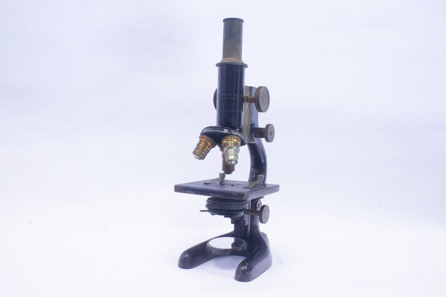 Bausch & Lomb Antique Brass Microscope (223080)