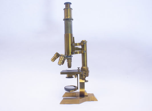 Rare Seibert Antique Brass Microscope