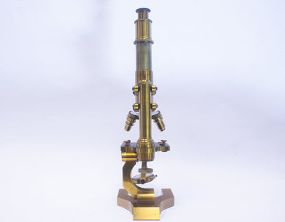 Rare Seibert Antique Brass Microscope