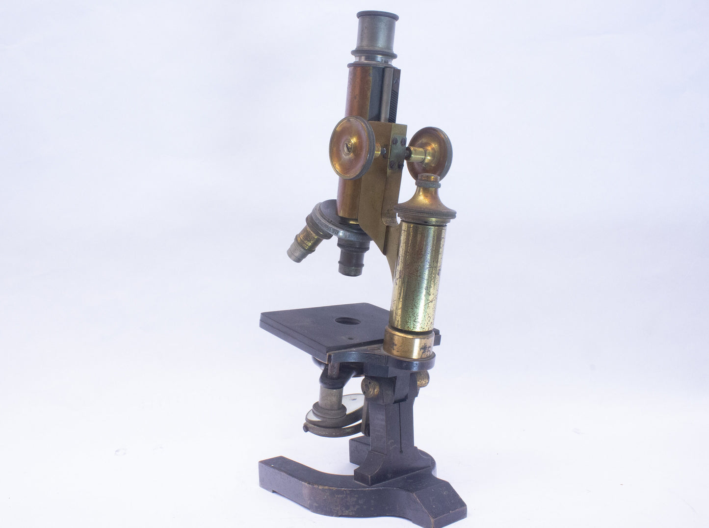 Reichert Antique Brass Microscope (31250)