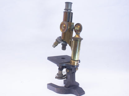 Reichert Antique Brass Microscope (31250)