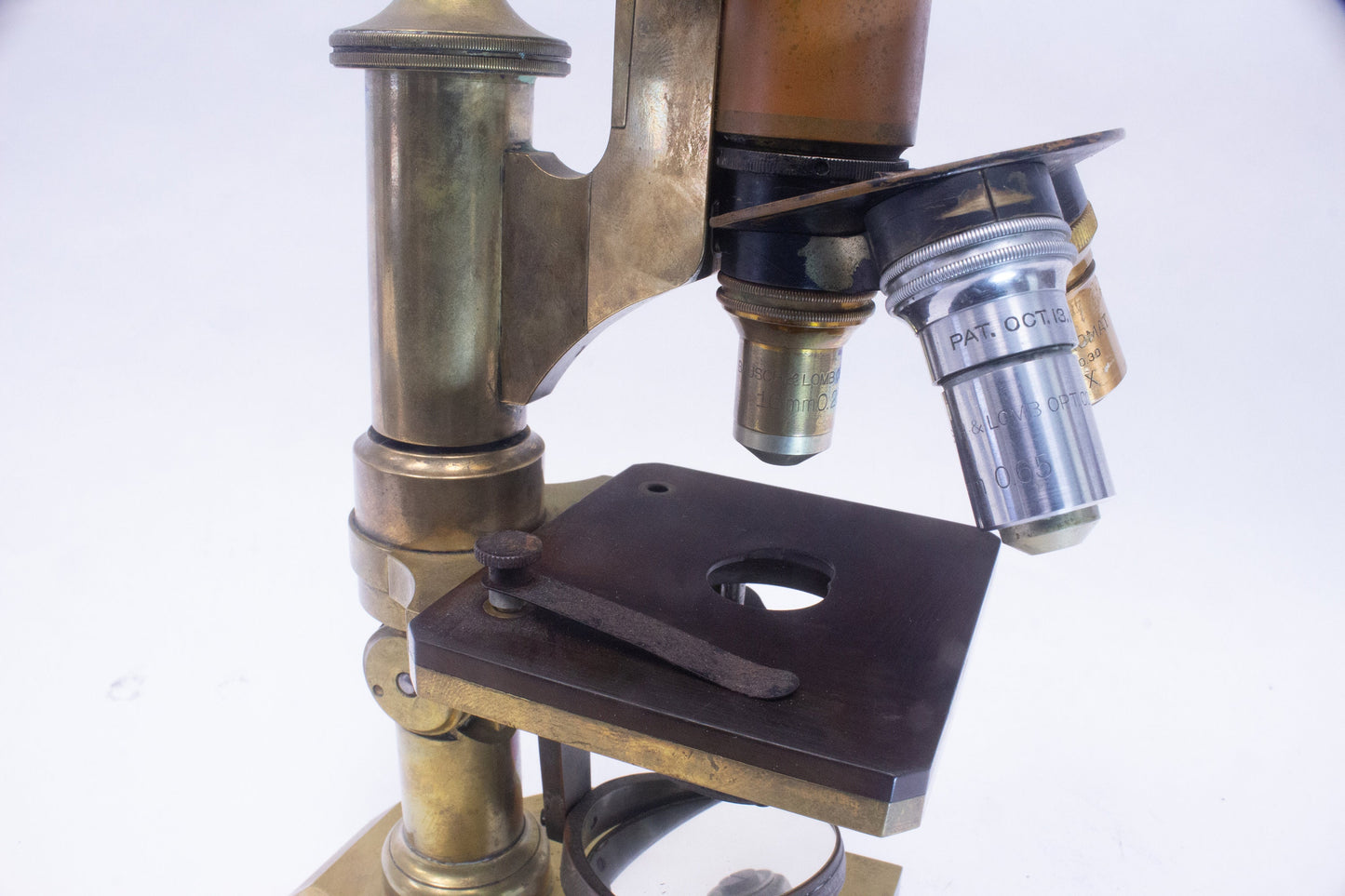 Ernst Leitz Wetzlar Antique Brass Microscope (38190)