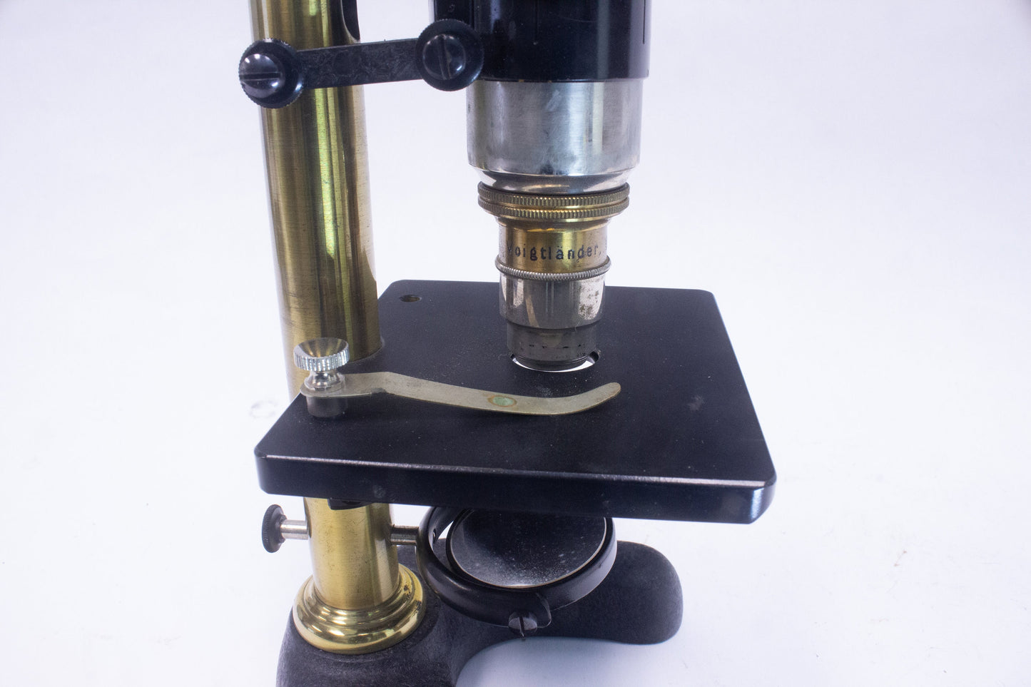 Reichert Antique Brass Microscope (102026)