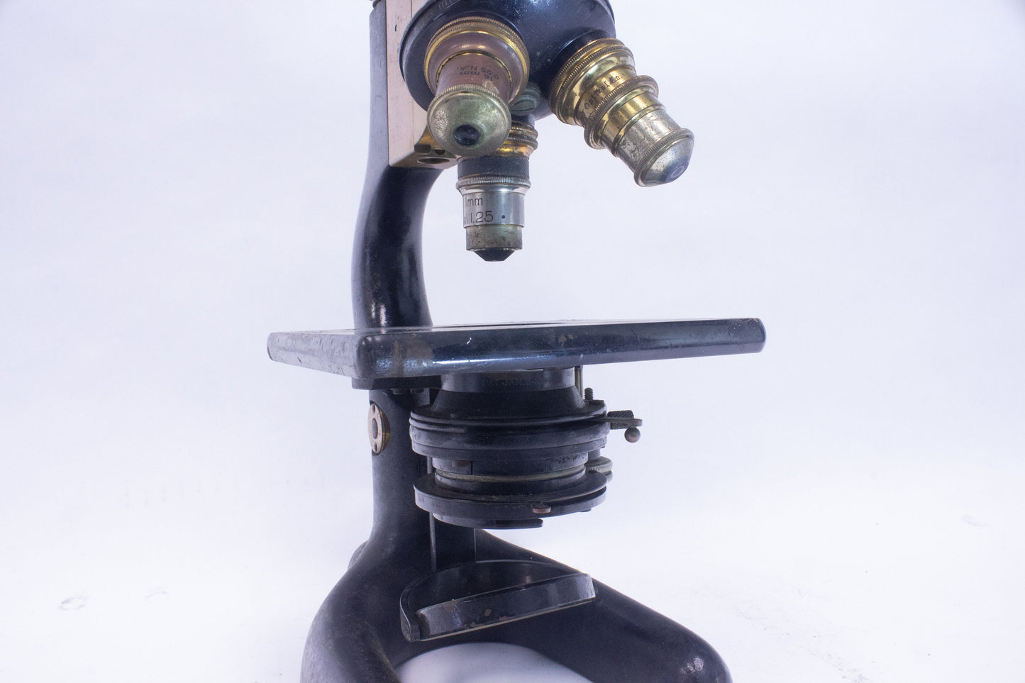 Bausch & Lomb Antique Brass Microscope (113389)