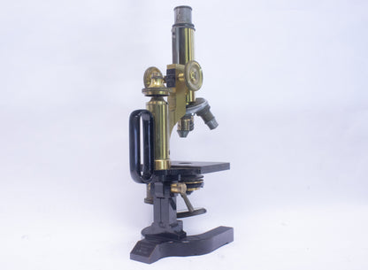 Reichert Antique Brass Microscope (33836)