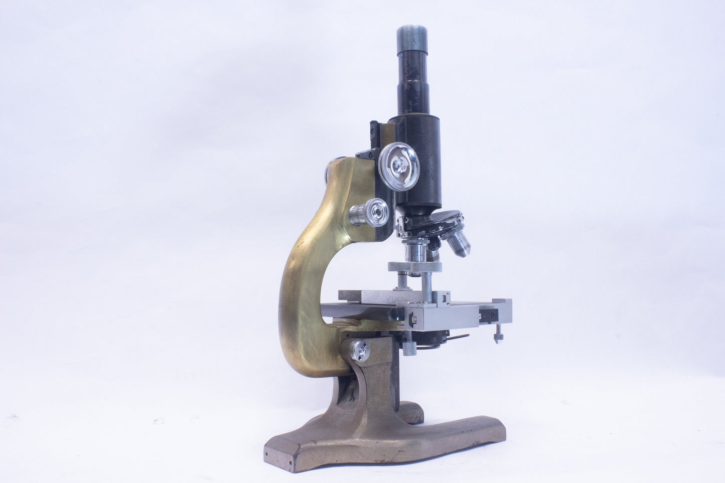 Spencer Lens Co. Vintage Brass Microscope (246444)