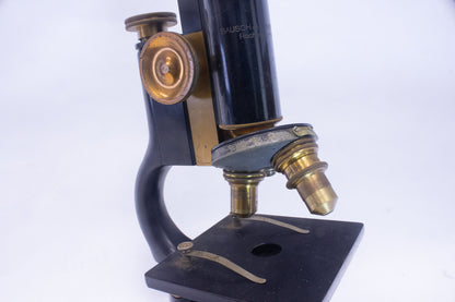 Bausch & Lomb Antique Brass Microscope (122707)