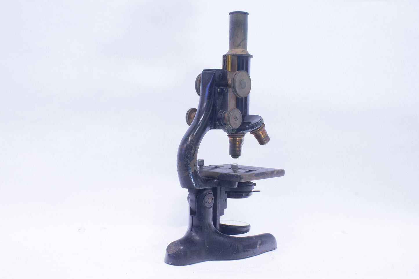 Bausch & Lomb Antique Brass Microscope (223080)