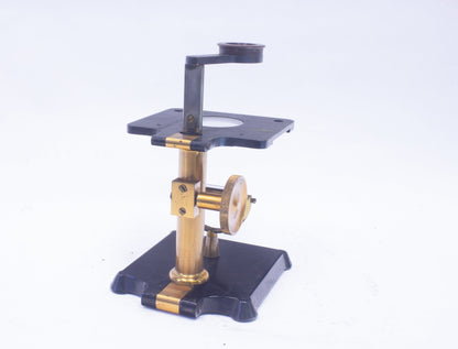 James W. Queen & Co. Antique Brass Specimen Microscope