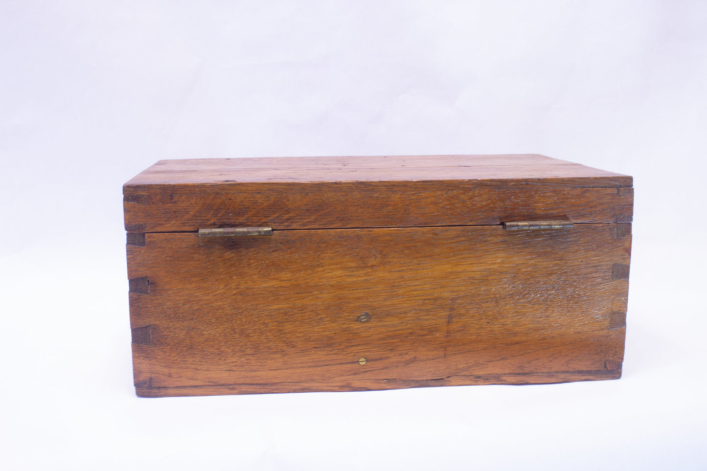 R & J. Beck Antique Wood Microscope Case