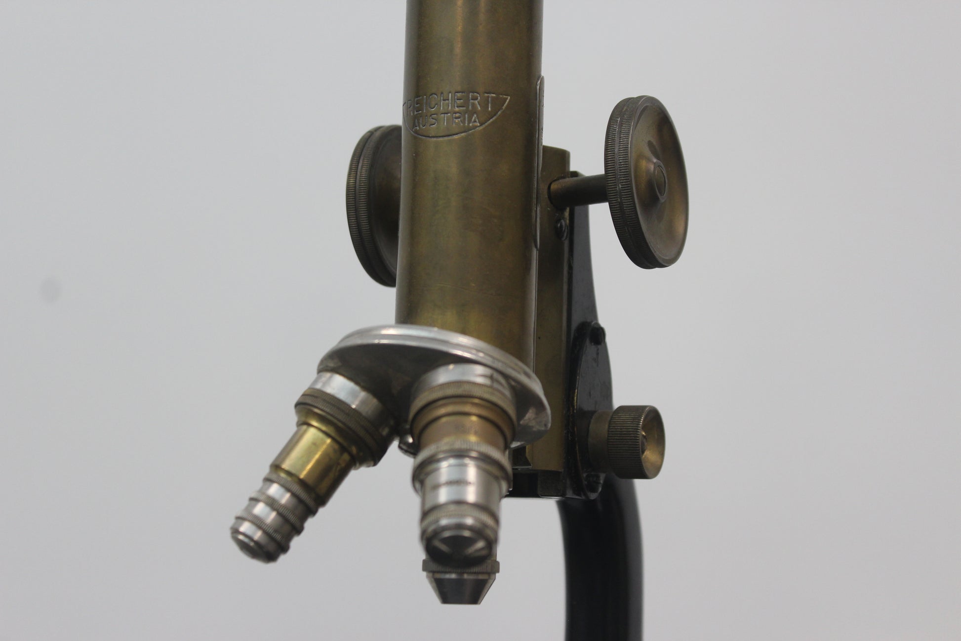 Reichert Antique Brass Microscope (85877) - Sold by SILO Surplus