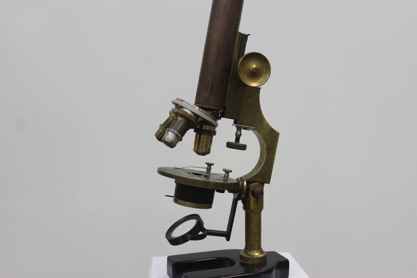 Betz Special Antique Brass Microscope - Sold by SILO Surplus