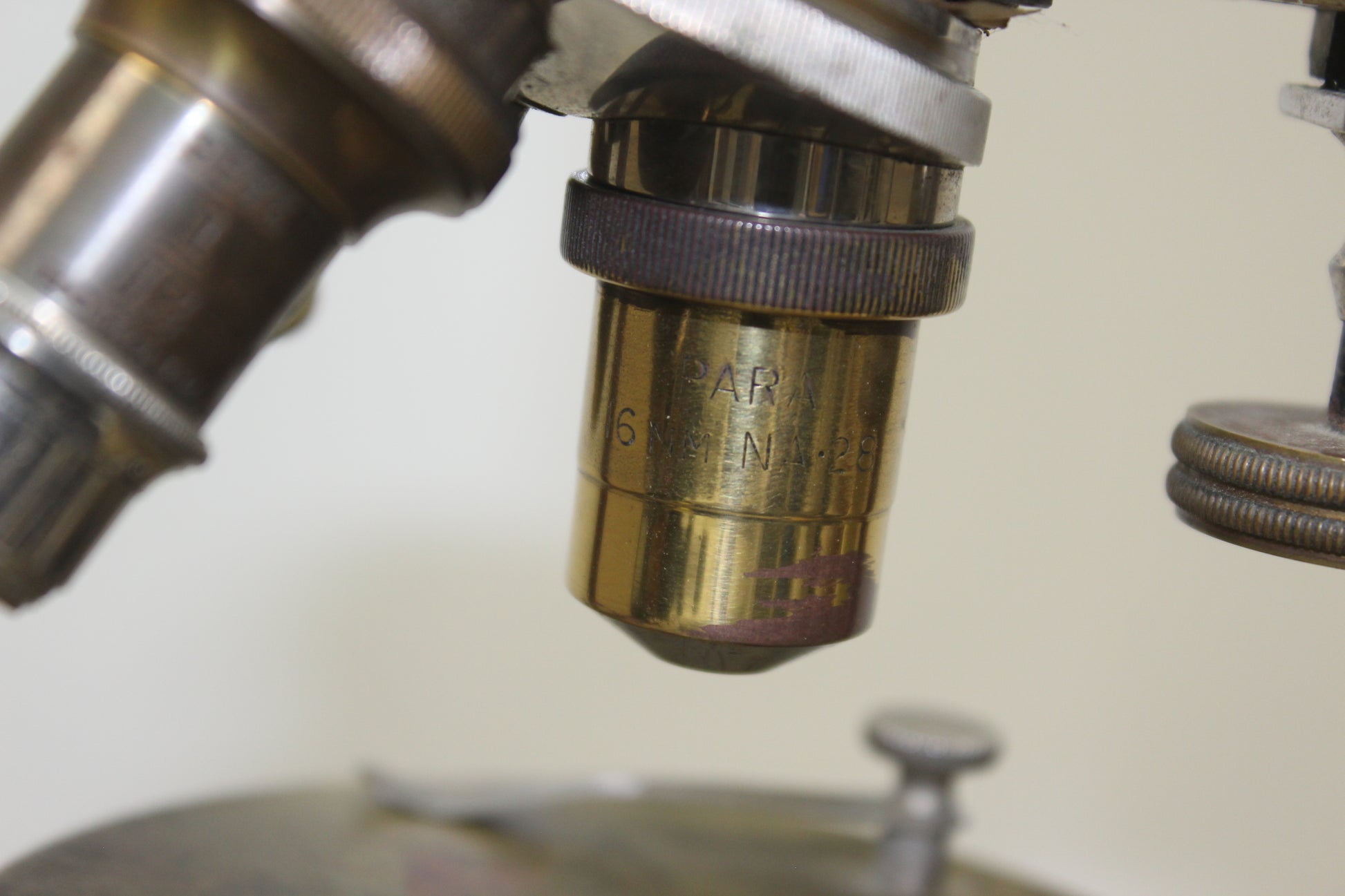 Betz Special Antique Brass Microscope - Sold by SILO Surplus