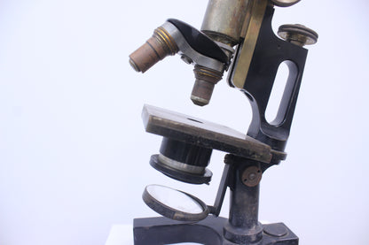 Bausch & Lomb Antique Brass Microscope (67050)