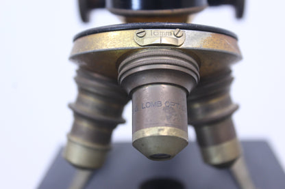 Bausch & Lomb Antique Brass Microscope (154722)